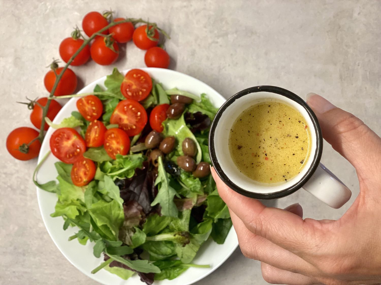 Vinaigrette alla senape e miele