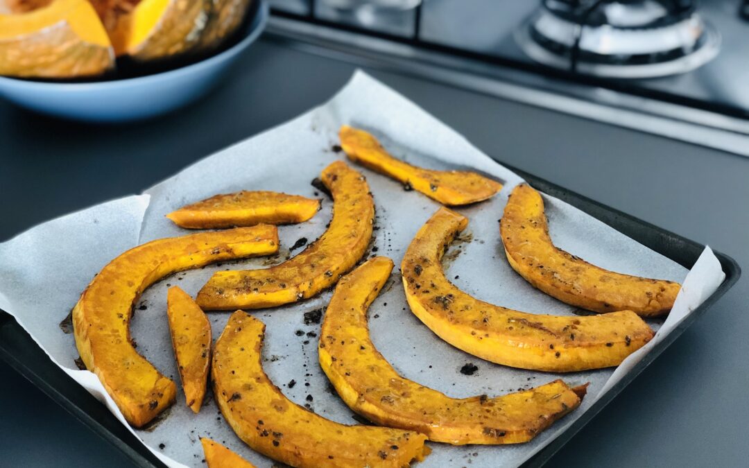 Zucca al forno con Tamari e maggiorana