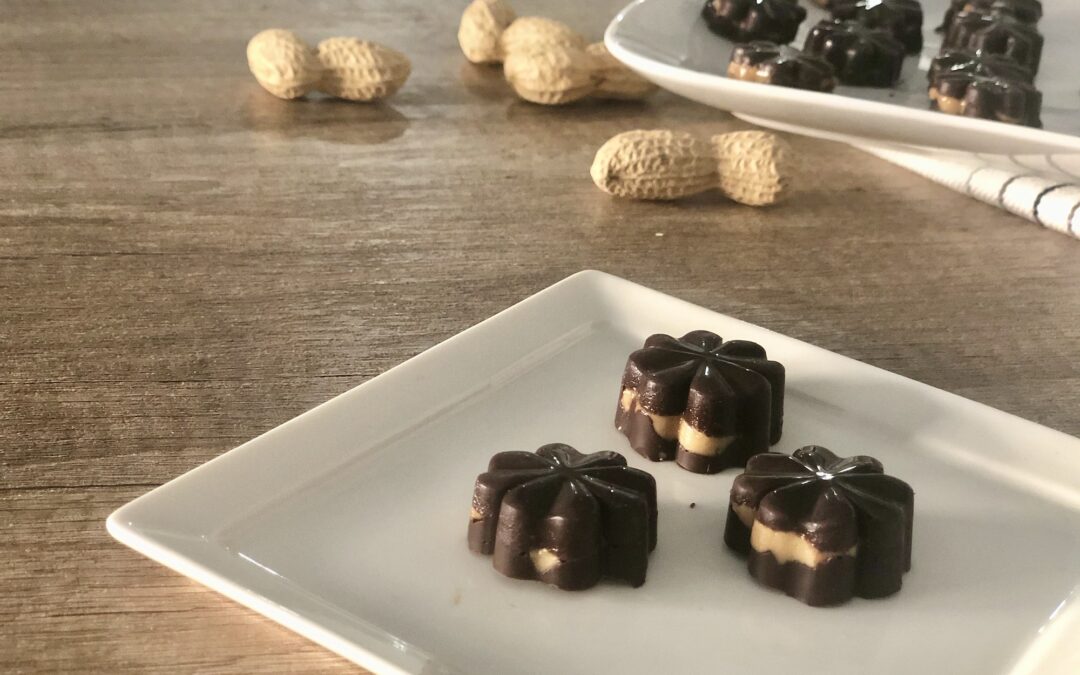 Praline al cioccolato e burro d’arachidi