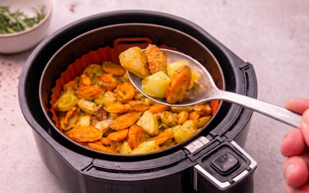 Verdure croccanti nella friggitrice ad aria: pronte in 20 minuti