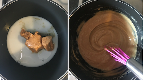 ingredienti-pesche-burro-arachidi-dessert-estivo