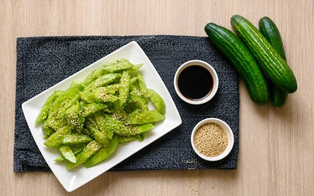 Insalata di cetrioli asiatica: fresca e pronta in 5 minuti